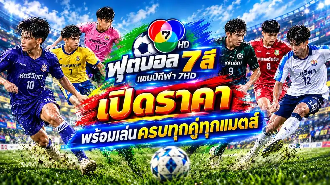 บอล 7 สี เปิดราคาทุกคู่ยันรอบชิง เริ่มต้น 10 บาท
